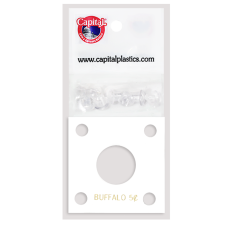 Capital Plastics - Buffalo Nickel #144 - White