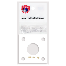 Capital Plastics - Liberty Nickel #144 - White Capital Plastics - Liberty Nickel #144 - White