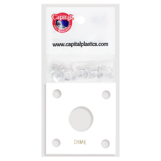 Capital Plastics - Dime #144 - White Capital Plastics - Dime #144 - White