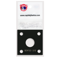 Capital Plastics - Seated Dime #144 - Black Capital Plastics - Seated Dime #144 - Black