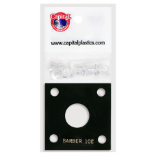 Capital Plastics - Barber Dime #144 - Black Capital Plastics - Barber Dime #144 - Black