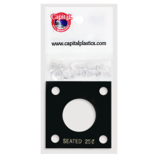 Capital Plastics - Seated Quarter #144 - Black Capital Plastics - Seated Quarter #144 - Black