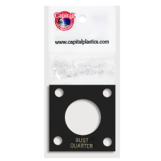Capital Plastics - Bust Quarter #144 - Black Capital Plastics - Bust Quarter #144 - Black