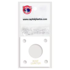 Capital Plastics - Bust Quarter #144 - White Capital Plastics - Bust Quarter #144 - White