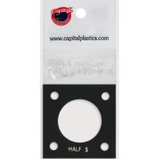 Capital Plastics - Half Dollar #144 - Black Capital Plastics - Half Dollar #144 - Black