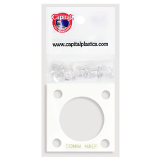 Capital Plastics - Commemorative Half #144 - White Capital Plastics - Commemorative Half #144 - White