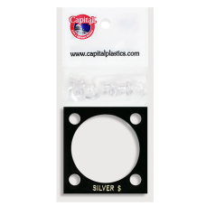 Capital Plastics - Silver Dollar #144 - Black Capital Plastics - Silver Dollar #144 - Black
