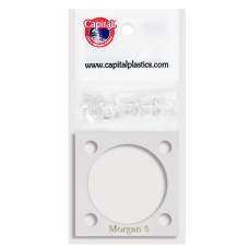 Capital Plastics - Morgan Dollar #144 - White Capital Plastics - Morgan Dollar #144 - White