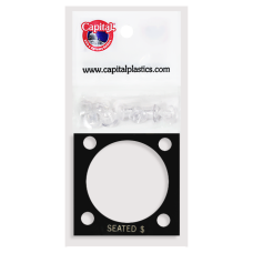 Capital Plastics - Seated Dollar #144 - Black Capital Plastics - Seated Dollar #144 - Black