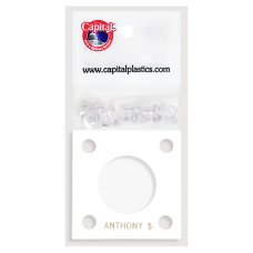 Capital Plastics - Susan B Anthony Dollar #144 - White Capital Plastics - Susan B Anthony Dollar #144 - White