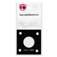 Capital Plastics - Half Cent #144 - Black Capital Plastics - Half Cent #144 - Black