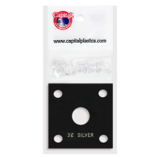 Capital Plastics - 3c Silver #144 - Black Capital Plastics - 3c Silver #144 - Black