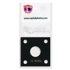Capital Plastics - 3c Nickel #144 - Black Capital Plastics - 3c Nickel #144 - Black