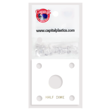Capital Plastics - Half Dime #144 - White Capital Plastics - Half Dime #144 - White