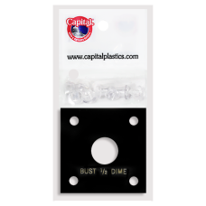 Capital Plastics - Bust Half Dime #144 - Black Capital Plastics - Bust Half Dime #144 - Black