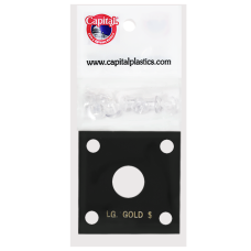 Capital Plastics - Large Gold Dollar #144 - Black Capital Plastics - Large Gold Dollar #144 - Black