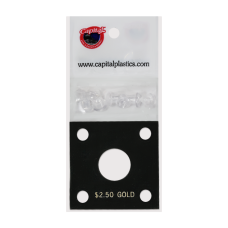 Capital Plastics - $2.50 Gold #144 - Black Capital Plastics - $2.50 Gold #144 - Black