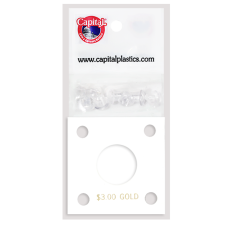 Capital Plastics - $3 Gold #144 - White