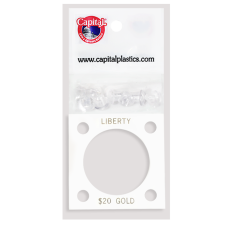 Capital Plastics - Liberty $20.00 Gold #144 - White