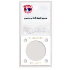 Capital Plastics - St. Gaudens $20.00 Gold #144 - White