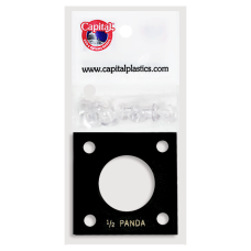 Capital Plastics - 1/2 oz China Panda #144 - Black