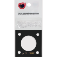 Capital Plastics - 1/4 oz Eagle #144 - Black