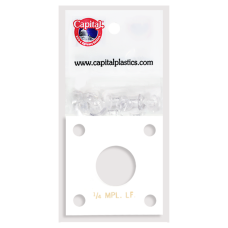 Capital Plastics - 1/4 oz Maple Leaf #144 - White