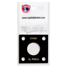 Capital Plastics - 1/4 oz China Panda #144 - Black