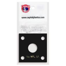 Capital Plastics - 1/10 oz Maple Leaf #144 - Black