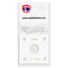Capital Plastics - 1/10 oz China Panda #144 - White