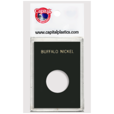 Capital Plastics - Buffalo Nickel - 2x3 Snaplock - Black