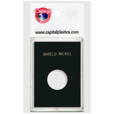 Capital Plastics - Shield Nickel - 2x3 Snaplock - Black