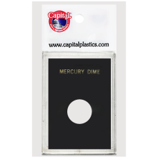 Capital Plastics - Mercury Dime - 2x3 Snaplock - Black