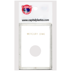 Capital Plastics - Mercury Dime - 2x3 Snaplock - White