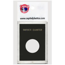 Capital Plastics - Barber Quarter - 2x3 Snaplock - Black