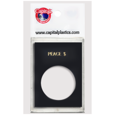 Capital Plastics - Peace Dollar - 2x3 Snaplock - Black