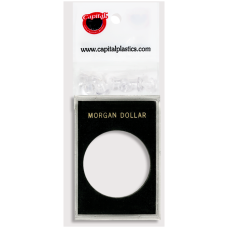 Capital Plastics - Morgan Dollar - 2x3 Snaplock - Black