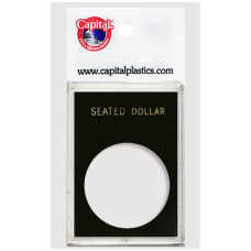Capital Plastics - Seated Dollar - 2x3 Snaplock - Black