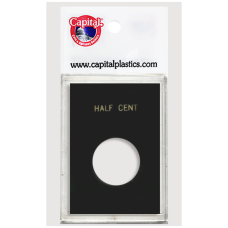 Capital Plastics - Half Cent - 2x3 Snaplock - Black
