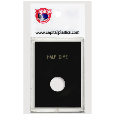 Capital Plastics - Half Dime - 2x3 Snaplock - Black