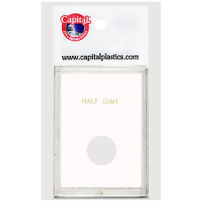 Capital Plastics - Half Dime - 2x3 Snaplock - White