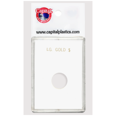 Capital Plastics - Lg. Gold $ Type 2&3 - 2x3 Snaplock - White