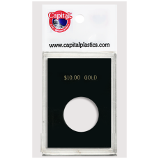 Capital Plastics - $10.00 Gold - 2x3 Snaplock - Black
