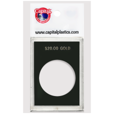 Capital Plastics - $20.00 Gold - 2x3 Snaplock - Black