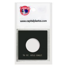 Capital Plastics - 1/2 oz Eagle (AGE) - 2x3 Snaplock - Black