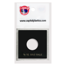 Capital Plastics - 1/4 oz Eagle (AGE) - 2x3 Snaplock - Black