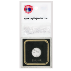 Capital Plastics VPX Coin Holder - Dollar 10 Gold
