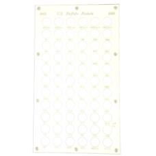Capital Plastics - U.S. Buffalo Nickels 1913-1938D/S (Reverse) # Capital Plastics - U.S. Buffalo Nickels 1913-1938D/S (Reverse) #