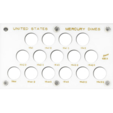 Capital Plastics - Mercury Dimes 1941-1945 - White