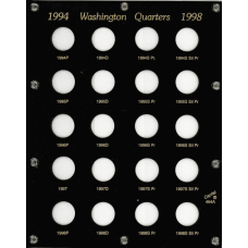 Capital Plastics - US Washington Quarters 1994-1998
